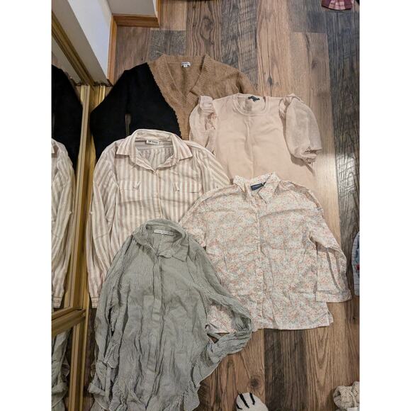 Women's Large neutral business casual bundle - Picture 1 of 7